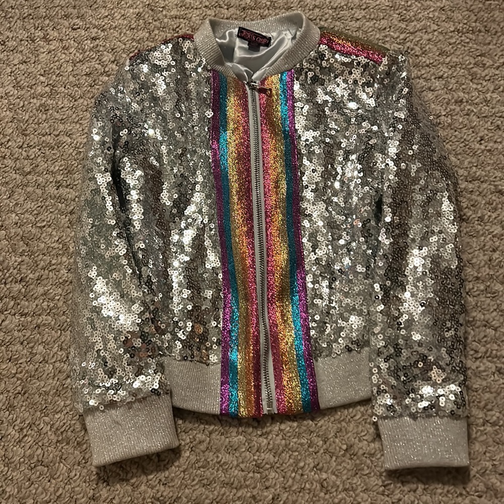 Girls jojo siwa sequin jacket.  size 6/6x